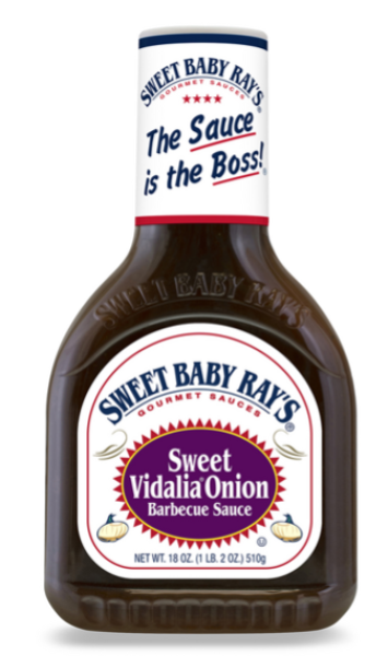 SWEET BABY RAY'S 'Sweet Vidalia Onion' The Sauce is The Boss 510 gr